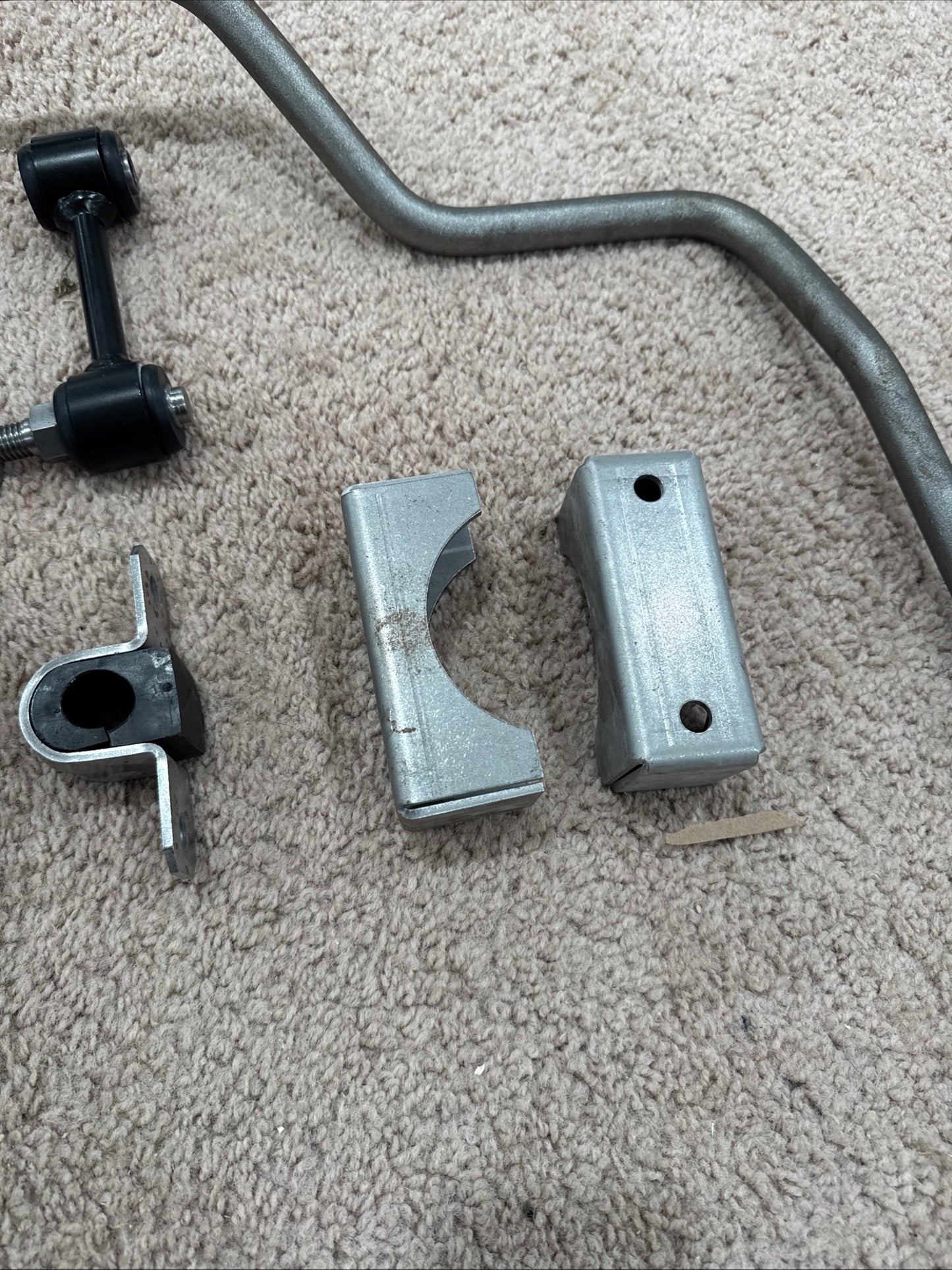 1969 Boss 429 Mustang Rear Sway Bar Kit Complete With Links, Brackets, U Bolts