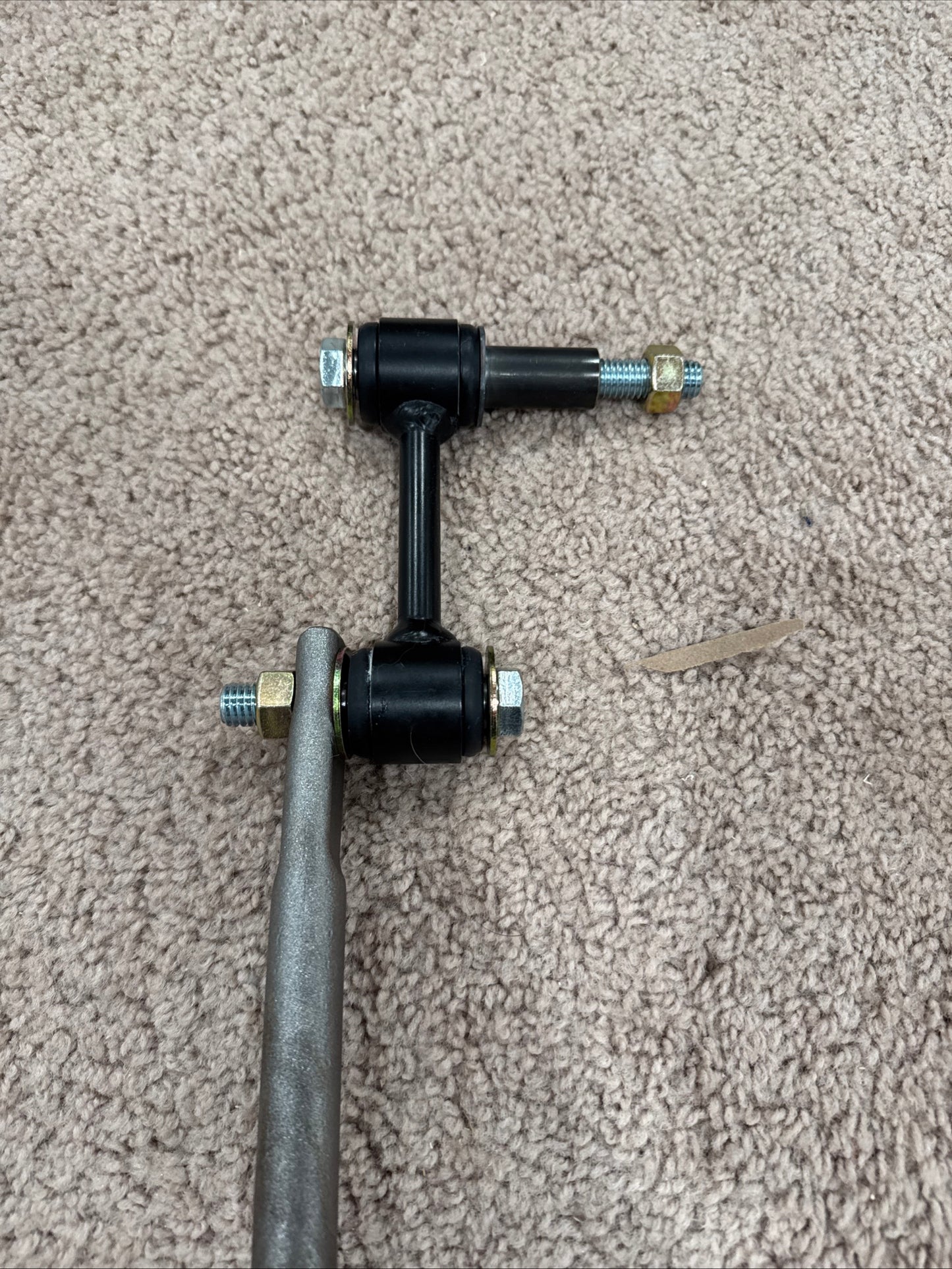 1969 Boss 429 Mustang Rear Sway Bar Kit Complete With Links, Brackets, U Bolts not concours