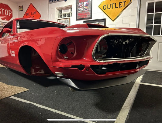 1969 Ford Mustang Boss 429 Front Spoiler With Attaching Hardware, Front Scoop