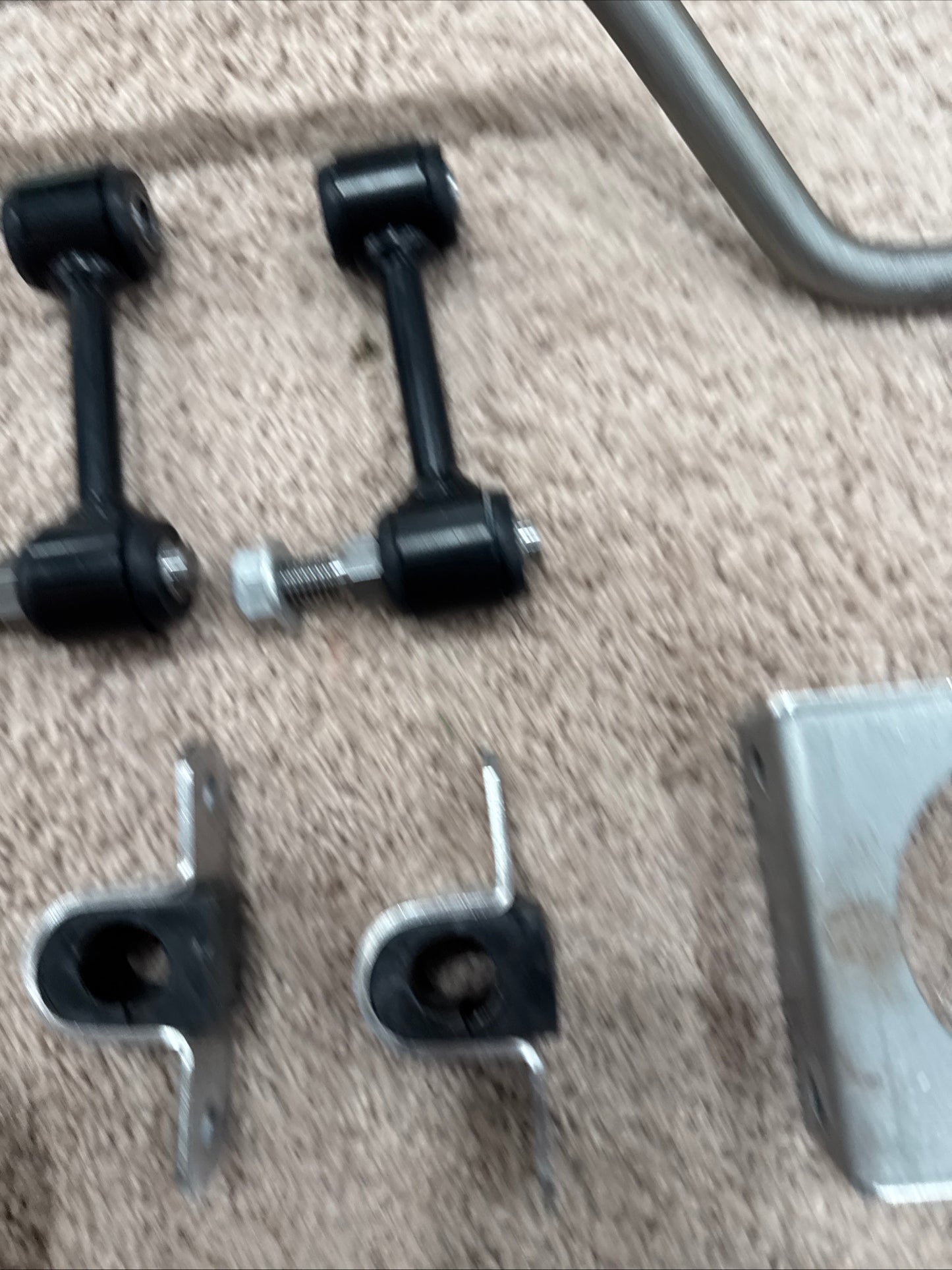 1969 Boss 429 Mustang Rear Sway Bar Kit Complete With Links, Brackets, U Bolts