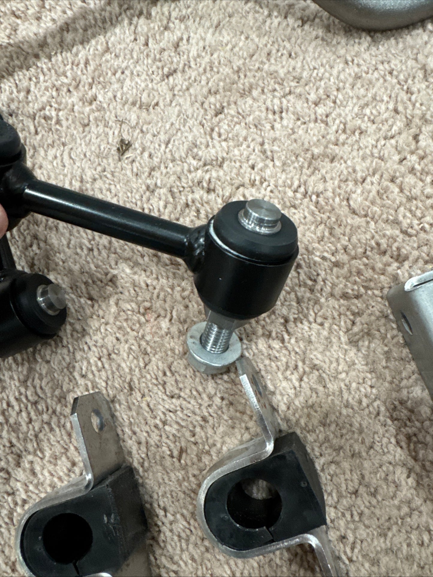 1969 Boss 429 Mustang Rear Sway Bar Kit Complete With Links, Brackets, U Bolts