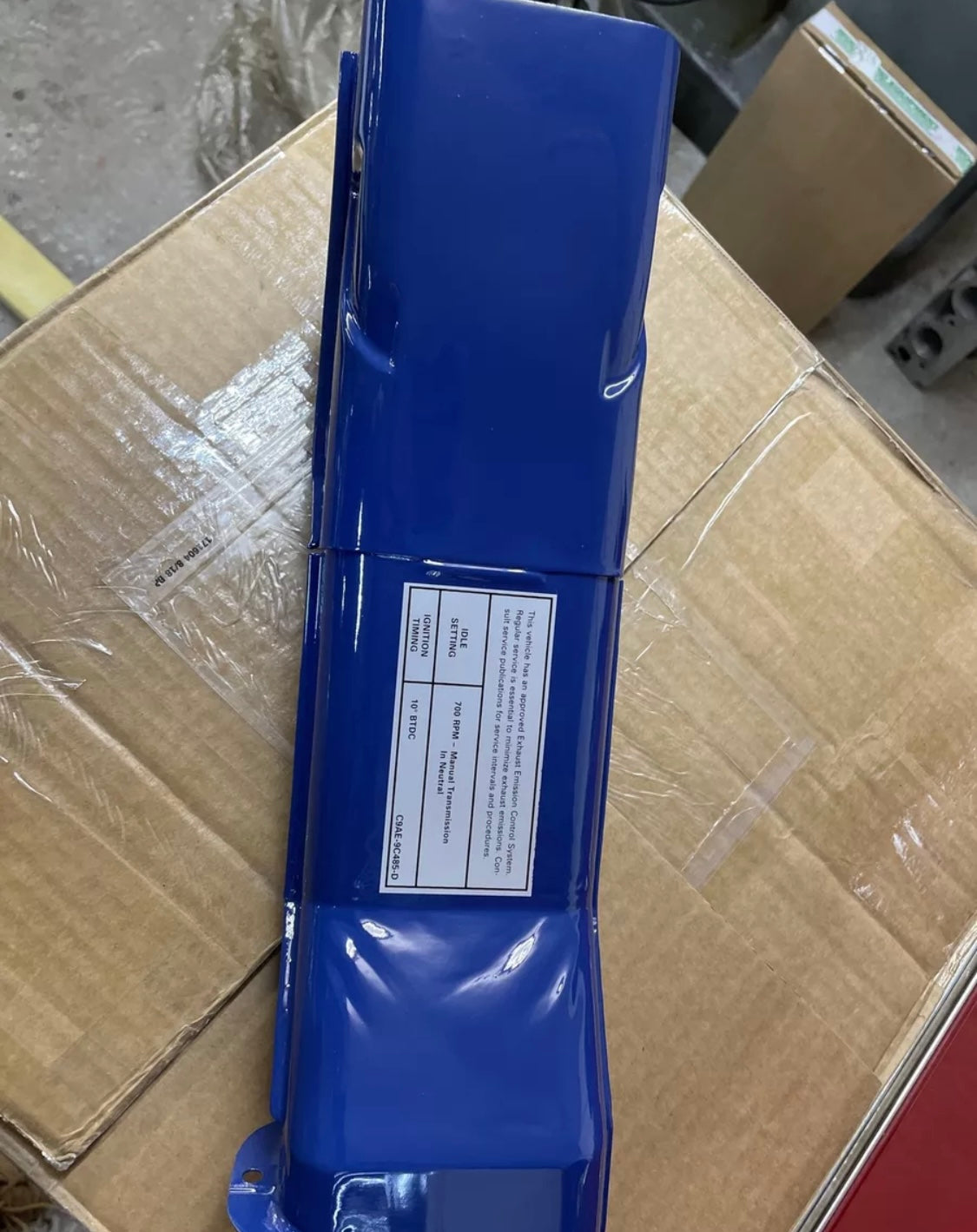 New Concours 1969 & 1970 Boss 429 Mustang snorkel With The Wrinkles Show Quality