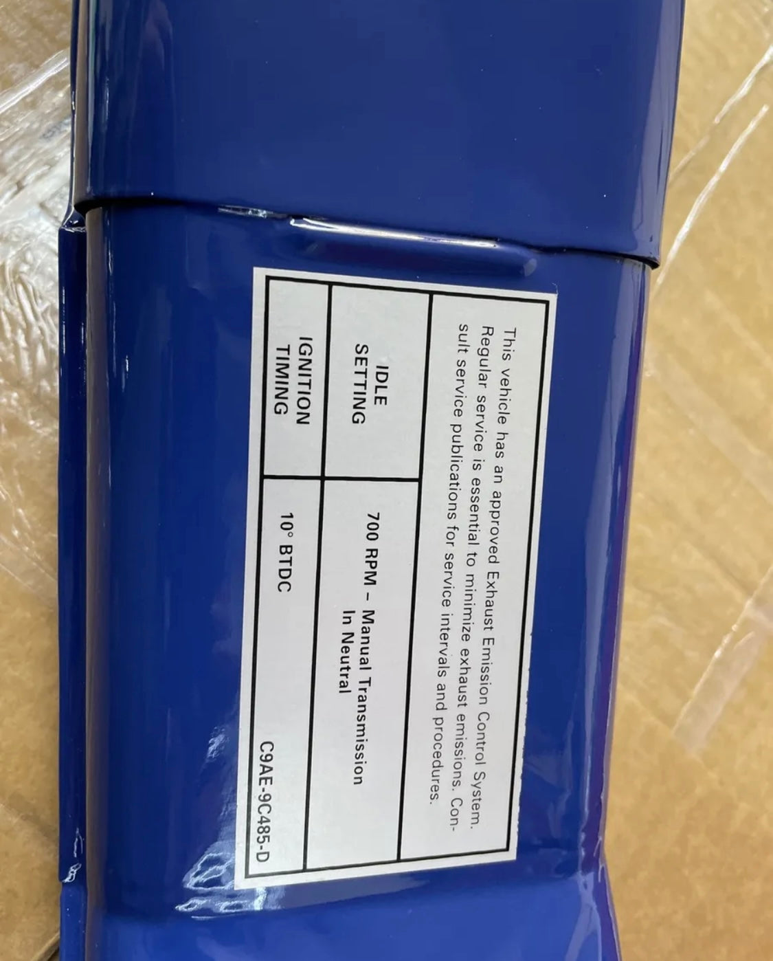 New Concours 1969 & 1970 Boss 429 Mustang snorkel With The Wrinkles Show Quality