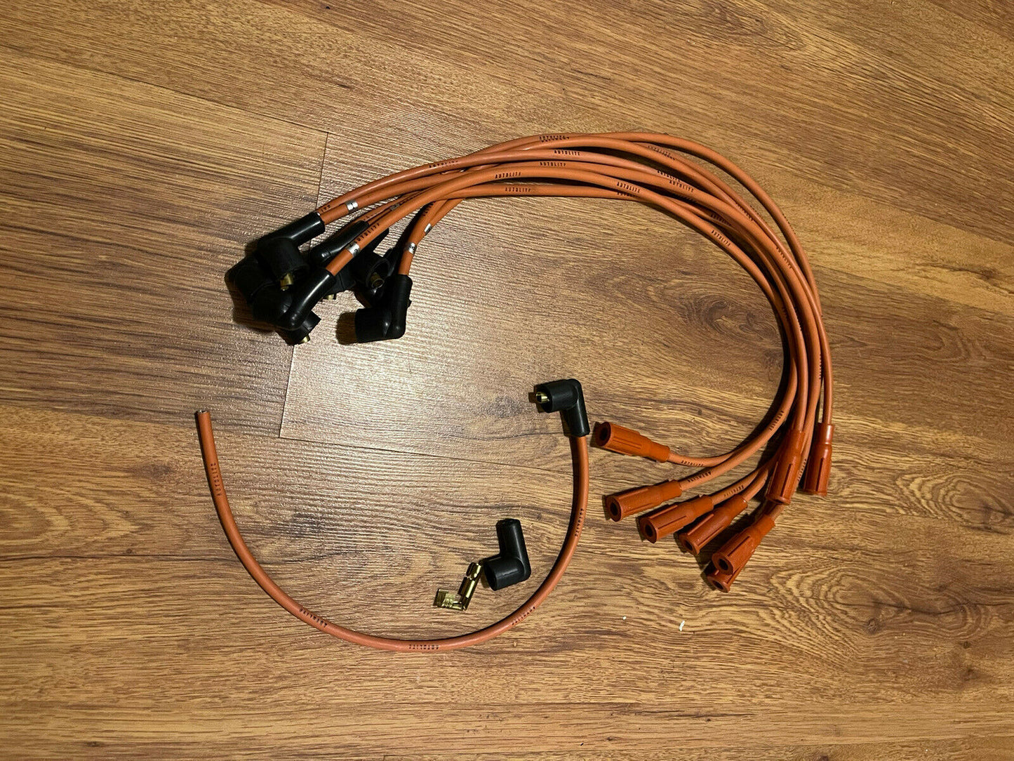Ford Boss 302 289 Shelby Hipo NASCAR Autolite spark plug wire set Tan