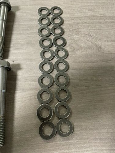 Ford Boss 429 NASCAR And Mustang special Head Bolt washers. Qty 20 Aluminum Head